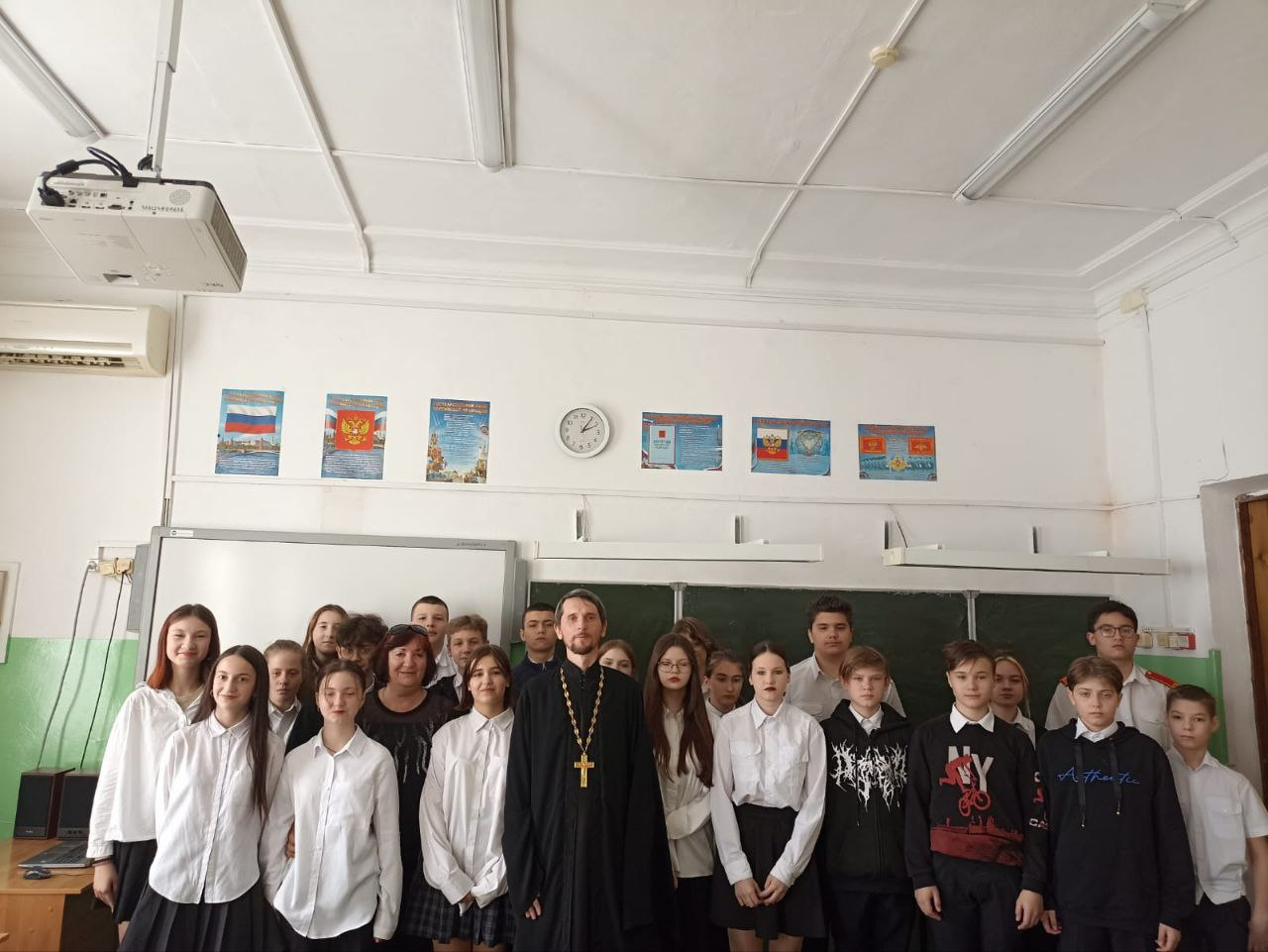Состоялись встречи отца Александра Шигалева с учениками на тему праздника Благовещения Пресвятой Девы Марии